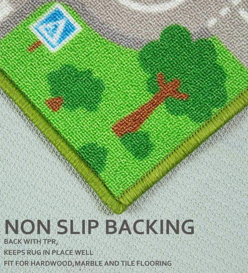 5' 6'6" Yincimar Kids Carpet Playmat Car Play Rug City Life Traffic Road Kids Rug x Large Children Educational & Game