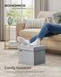 12.2 16.1 Inches 286 lb, ULSF200G02 SONGMICS Storage Ottoman, Foldable Small Ottoman Foot Rest, x Foot Stool, Ottoman