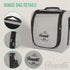 Large Hat Bag for Baseball Caps, Portable Organizer for Traveling & Moving, Holds 12-16 Caps, Grey