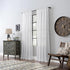 Archaeo Slub Textured Linen Blend Curtain, 52" x 84", White for Home Decor