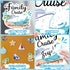 26pcs Family Cruise Door Magnets Decorations, Magnetic Anniversary Party Sign Decors for Family Carnival Cruise