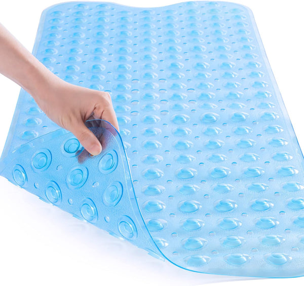 ROSMARUS Shower Mat Extra Long 16 x 39 Non-Slip Bath Mat for