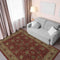 Ottomanson Ottohome Collection 3'3" x 5' Non-Slip Rubberback Oriental Design Indoor Area Rug