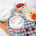 4 20 oz Gerrii Pcs Overnight Oats Container with Lids and Spoons, Plastic Overnight Oats Jars Large Capacity Airtight