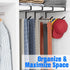 Poerlve Cabinet,6PCS Tumbler Lid Organizer Inside Coffee Mug Holder, Space Saving Cup Rack for Kitchen Storage