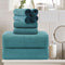8 Piece Large Turquoise Family Bath Towel Set-2 Oversized Bath Towel Sheets,2