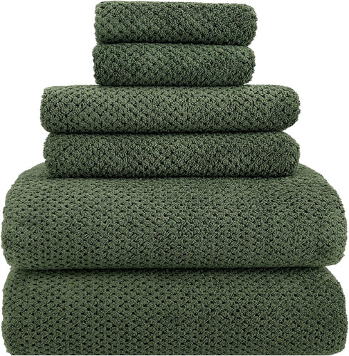 YTYC 29x59 Inch Bath Towels Set of 6 Large, Super Soft Lint