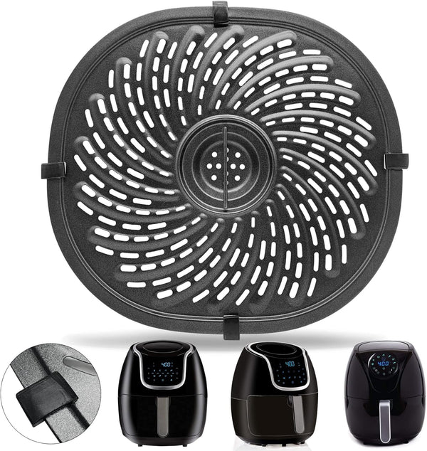 Air Fryer Grill Pan for Power XL Gowise 7QT, Nonstick Coating Crisper Plate, Replacement Parts, Accessories, Enamel