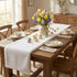 48 inches duduta White Faux Fur Table Runner Long, Fluffy Dresser Runner Covers Coffee Table Runner Spring Easter Home