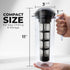 VINCI Cold Brew 360, 1.4L Cold Brew Coffee Maker with Patented Dual Filter 360 Brewing Technology, Iced Coffee Pitcher