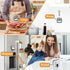 Kitchen Timers for Cooking, Magnetic Digital Timers 2 Pack for Classroom, Kids, Teachers, Black