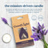 Paraffin-Free Scented Tea Light Candles, Lavender Scent, 6 Tea Lights, 4-Hour Burn Time