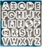 Ateco Alphabet Cookie Cutter Set, White, 2-Inches