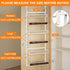 6 2 1 Tier Over the Door Pantry Organizer IN Hanging or Wall Mounted Spice Rack with Adjustable Basket,Heavy Duty
