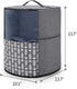 Yarwo Coffee Maker Dust Cover for Keurig K-Classic and K-Select, Gray with Arrow, Visible Cover with Pockets