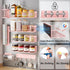 IYEBAU Refrigerator,8 Pack Set Magnetic Spice Rack for Magnetic Fridge Shelf, Moveable Spice Organizer with Hook Rack