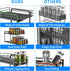 RCHYFEED 2 Tier Pull Out Spice Rack Organizer for Cabinet, Height Adjustable Heavy Duty Vertical Shelf