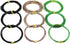YOURSEE 9 Rolls Bonsai Wires, Anodized Aluminum Training Wire, 3 Colors & 3 Sizes, Total 147 Feet
