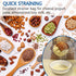 Huppar 6 Pack 16"x16" 100% Nut Milk Bag for Straining, Unbleached Cotton Cloth, Reusable Cheesecloth, Strainer