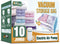 HIBAG Vacuum Storage Bags with Electric Pump, Jumbo 10 Pack Space Saver Bags for Clothes, Pillows, Blankets, Comforters