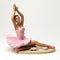 20903 African American Ballerina in Pink Dress, 4 3/4" H