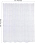 NTBAY EVA Clear Shower Curtain with Water Cube, Water-Repellent Liner with 3 Magnets for Bathroom, 72x72 Inches