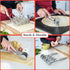Oleex ‘All-Dough’ Pastry Cutter Set - 5 Wheel Dough Cutter and Dual Fluted Ravioli Cutter Wheel