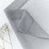 MYSTIC-HOME Sheer Curtains - 45 Inch Length Rod Pocket Voile Drapes for Living Room, Set of 2, Silver Grey