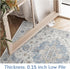 jinchan Vintage Area Rug 2x3, Washable Entryway Rug, Floral Medallion Non-Slip Soft Classic Carpet