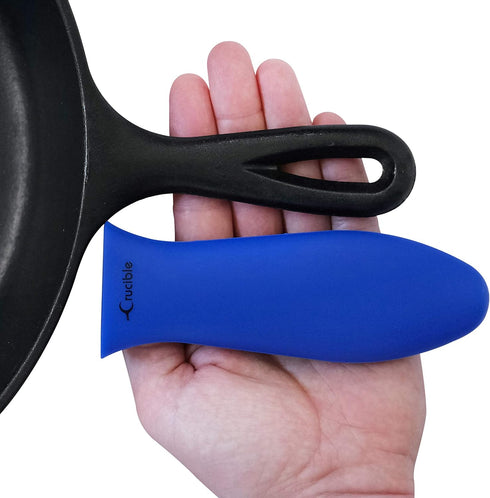 Silicone Hot Handle Holders, 3-Pack Mix (Blue)