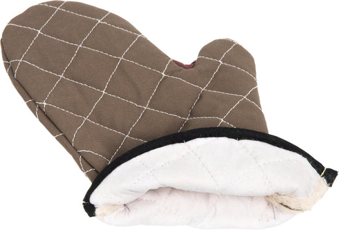 San Jamar BestGuard 800FG13 Commercial Oven Mitts, Heat Protection Up To 450°F, 13" Length, Tan (Pair)