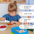 Zulay 3-Piece Kids Knife Set - Toddler Knives for Real Cooking & Baking - Safe Montessori Knife with Serrated Edges