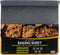 casaWare Toaster Oven Baking Sheet, 12 x 11-Inch with 1.5-Inch Handle (Silver Granite)