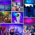 yiHuiya Galaxy Projector, Star Projector for Bedroom, Night Lights for Kids Room, Bluetooth Speaker Ceiling Projector