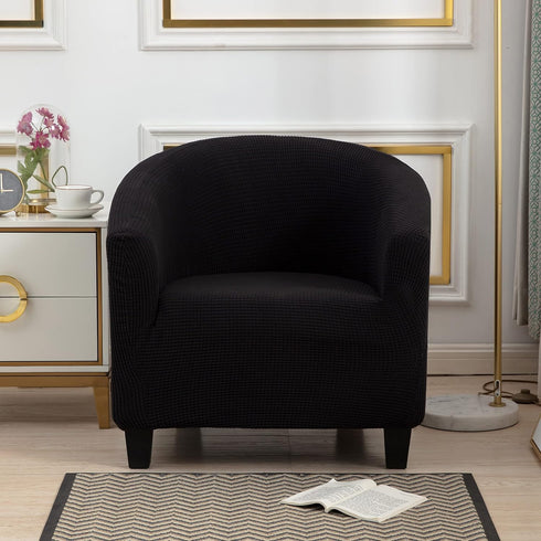 NILUOH Club Chair Slipcover Jacquard Tub Chair Cover Stretch Armchair Covers Sofa Cover Furniture Protector for Living