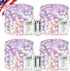 4 Pack Multicolor Fairy Lights Battery Operated with Remote, Waterproof 20FT 60LED