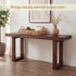 Set 2 of Rectangular Wicker Trays with Handles - Decorative Trays for Coffee Table, Ottoman, Dining Room, Living Room