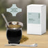 Norte Yerba Mate Cup Kit, 8-Ounces Traditional Mate Tea Cup/Gourd Set, Includes 2 Bombillas (Yerba Mate Straw) &