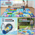 2.5x4 Kids Rug for Playroom Bedroom, Feet Educational ABC Area Rug for Classroom Nursery, Non-Slip Alphabet Learning
