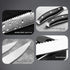 UniqueFire Steak Knife Set of 4, 4.6" Durable German Stainless Steel Serrated Dinner Knives, Dishwasher Safe