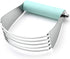 Spring Chef Stainless Steel Large Dough Blender for Baking, Professional Manual Cutter Tool, Dishwasher Safe