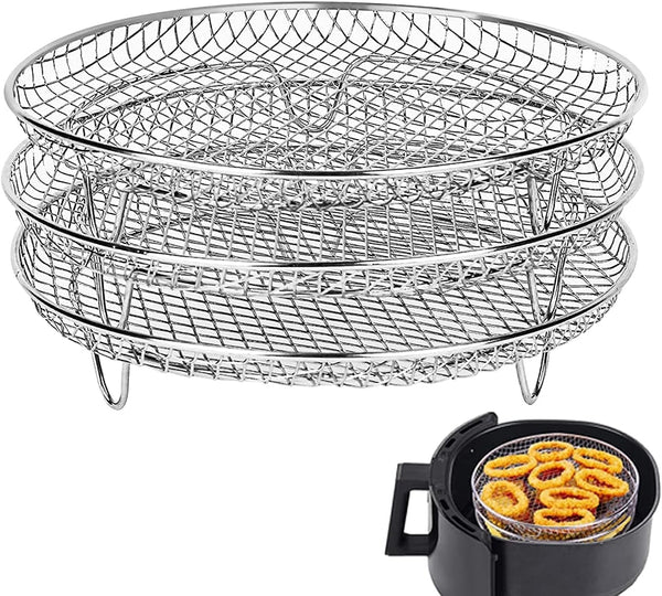 Air Fryer Racks for Gowise USA Airfryer, Ninja AirFryer Accessories, Fit 4.2QT - 5.8QT Air Fryer, Oven, Pressure Cooker