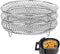 Air Fryer Racks for Gowise USA Airfryer, Ninja AirFryer Accessories, Fit 4.2QT - 5.8QT Air Fryer, Oven, Pressure Cooker