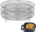 Air Fryer Racks for Gowise USA Airfryer, Ninja AirFryer Accessories, Fit 4.2QT - 5.8QT Air Fryer, Oven, Pressure Cooker