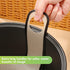 Glass Fiber Baking Mats for Oven, Non-Stick Dough Bread Sling Baking Mat with Long Handles for Transfer