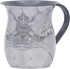 Stainless Steel Netilat Yadayim Cup, Grey Stone Painted Design, Judaica Gift Collection