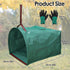 GIJHXIK 53 Debris,2-Pack Gallon Garden Bags for Yard Waste Bags,Large Dustpan-Type Lawn bags with Gardening Gloves,Leaf