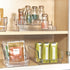 iDesign 3-Tier Spice Rack Organizer, Clear, Made in USA