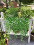 Artificial Hanging Vine - Sweet Potato Leaves Plastic Plants, Faux Ivy Garland, UV Resistant for Indoor Outdoor Garden