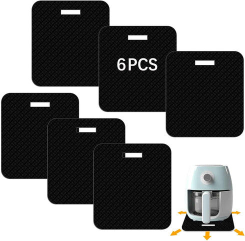 6 PCS Heat Resistant Mat for Air Fryer, 12 * 14in Countertop Protector Mat for Coffee Maker and Oven